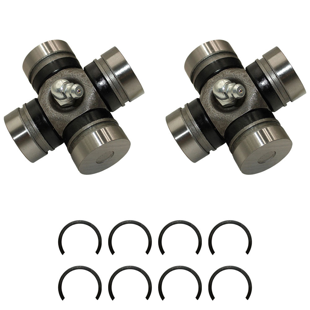 2 of Cross & Bearing Kit 1.063" Cap x 2.500" OAL w/ Internal Snap Rings