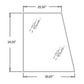 Right Hand Upper Door Glass Fits Case/International Harvester Replaces 394700A1