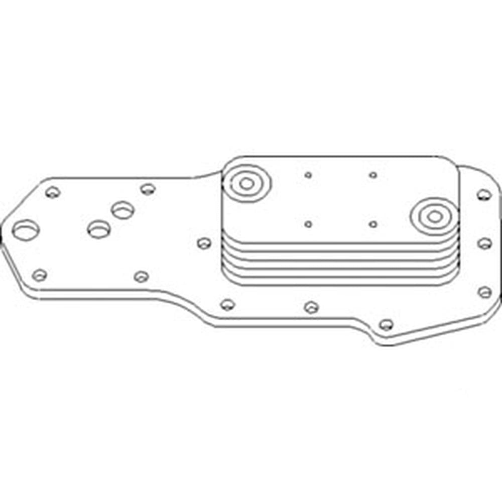 Engine Oil Cooler 2853722 Fits FARMALL 105U 85C 85U 90 95 95C 95U JR904320