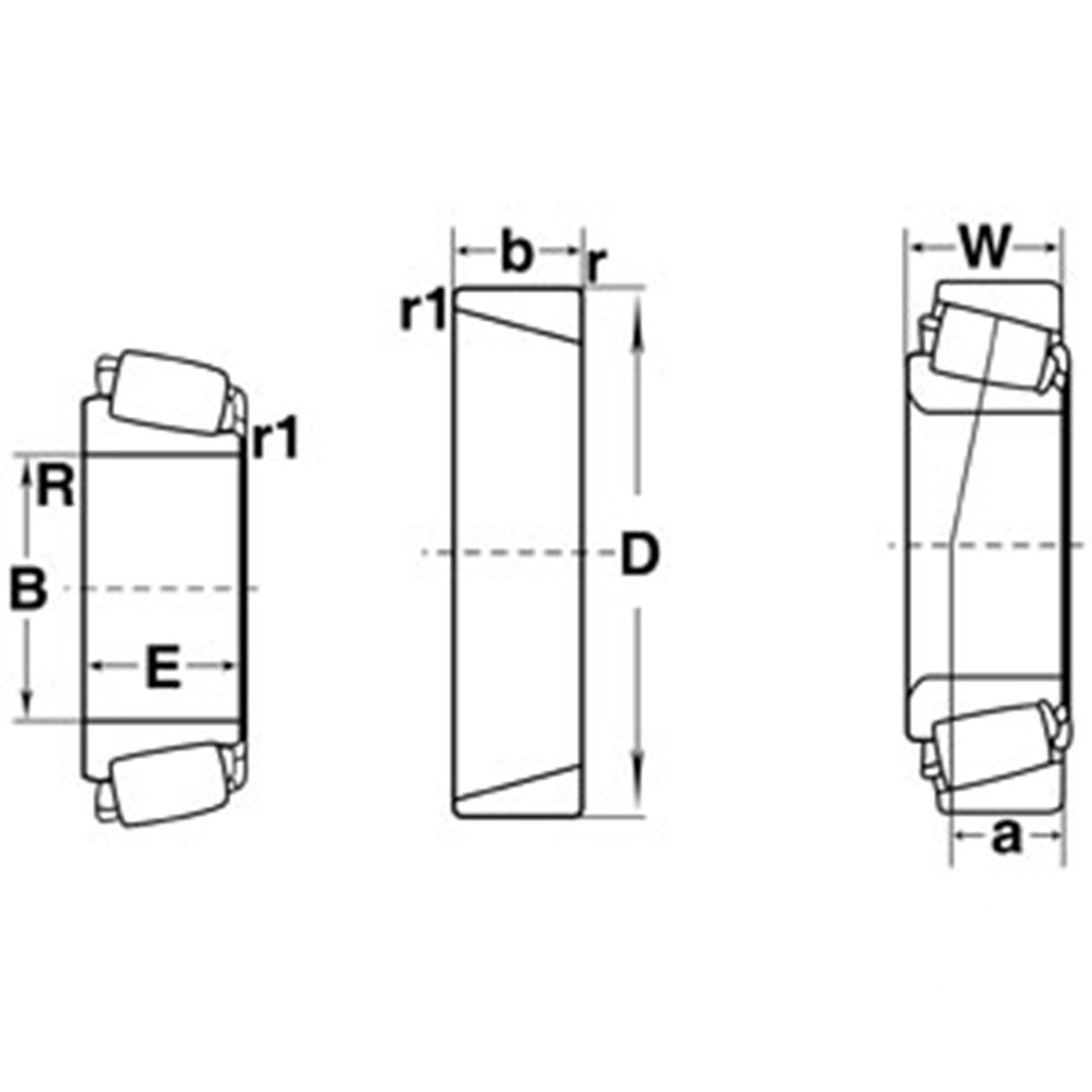 395A Cone Bearing 2.625 x 0.866 x 0.03 Enduro Fits Several Models