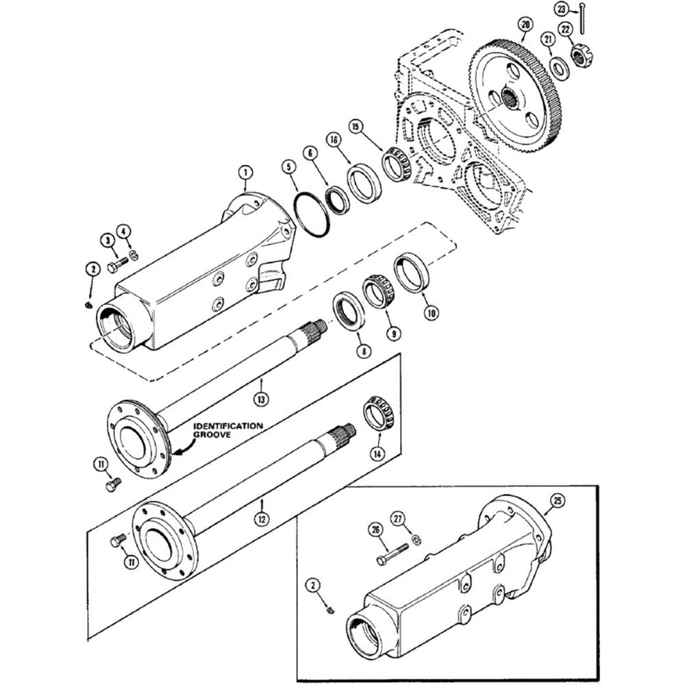 Cone Bearing Fits Case/International Harvester Replaces 1-31-741-001