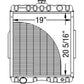 219595 Radiator Fits International Harvester Fits FARMALL 544 400941R1 402664R1