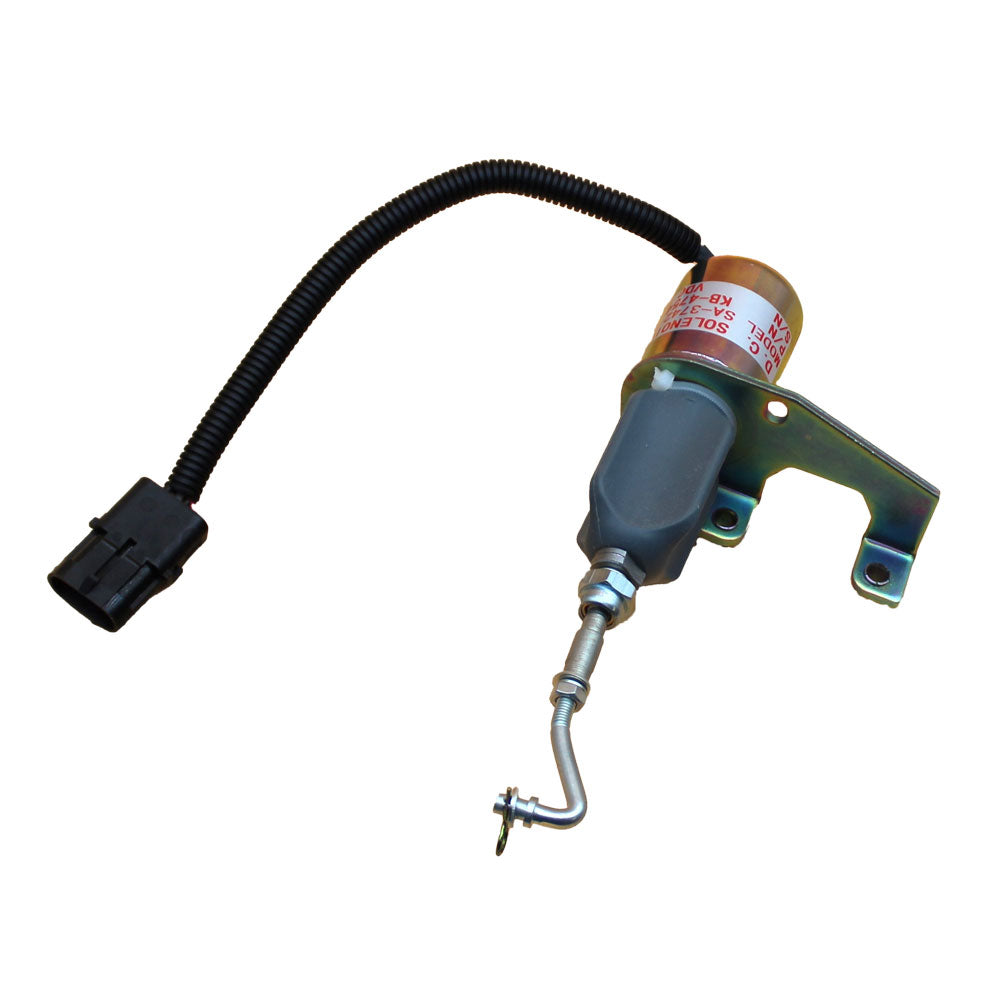 One New Fuel Shutoff Solenoid Fits Syncro Start SA-3742-12 3932017 Fits Deutz RS