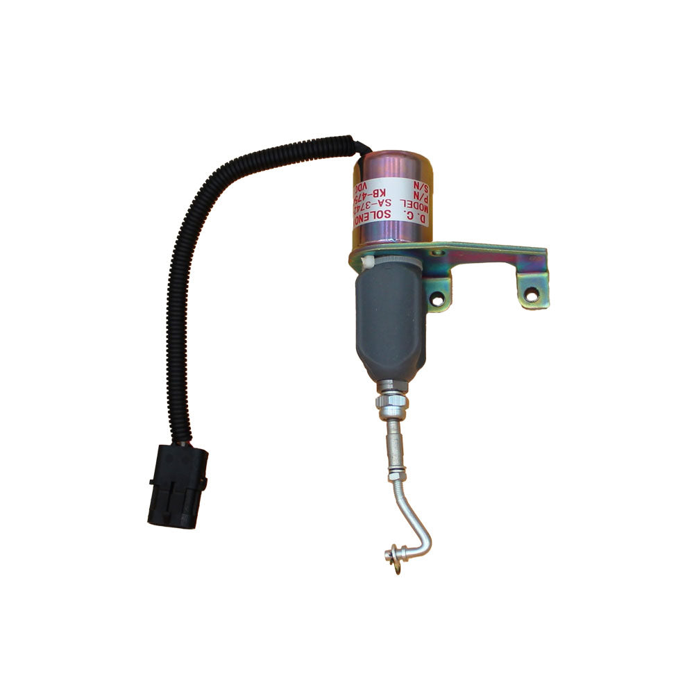 One New Fuel Shutoff Solenoid Fits Syncro Start SA-3742-12 3932017 Fits Deutz RS