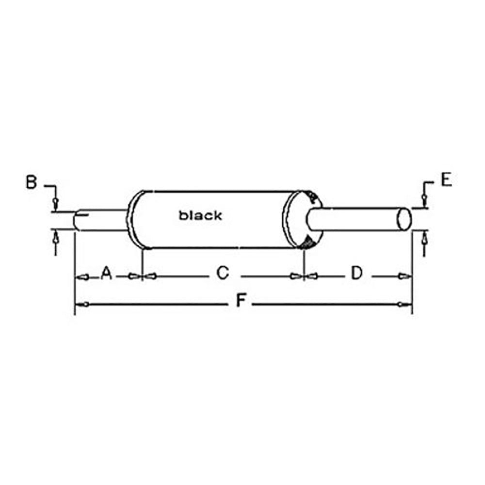 Muffler 398512R2 Fits Case IH 706 756 826