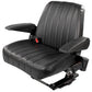 Black Vinyl Seat Assembly w/ Suspension Fits Kubota Replaces 3A011-85010