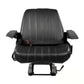 Black Vinyl Seat Assembly w/ Suspension Fits Kubota Replaces 3A011-85010