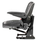 Black Vinyl Seat Assembly w/ Suspension Fits Kubota Replaces 3A011-85010