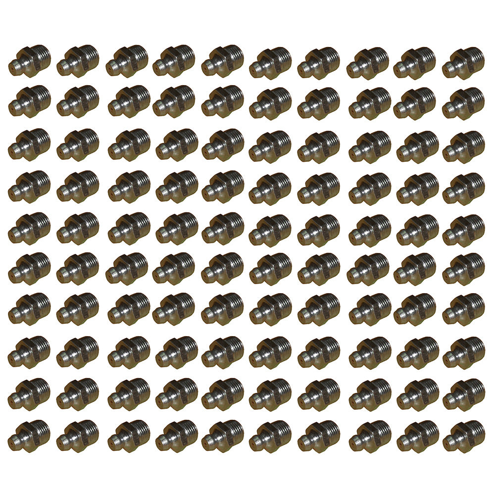 3B8489 3B-8489 (100) Replacement Fittings Grease Fits Caterpillar 972 966