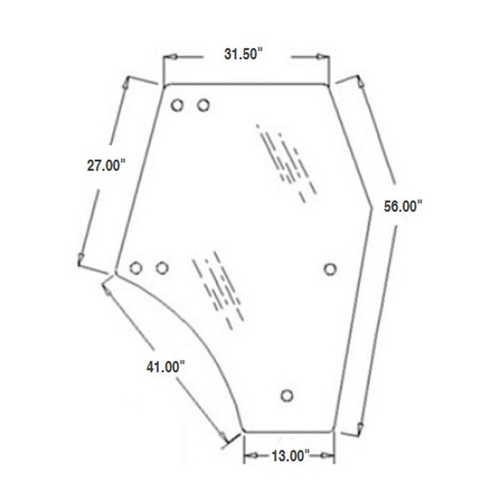 Left Hand Tinted Door Glass Fits M5040 M6040 M7040 M8540 M9540 3C581-70770 3C581