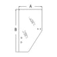 Fits Kubota LH Tractor Glass Door for Models M110 M105X M125X M120 3F260-53080
