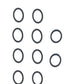 (10) TEN Seals 3K-0360 3K0360 Fits Caterpillar Engines 3512 3512E 3516C 3516E
