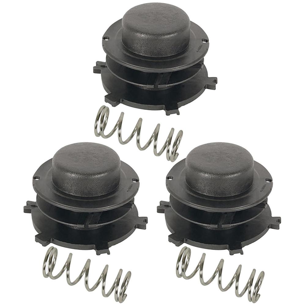 Three (3) Trimmer Head Spools w/ Springs 4002-713-3017 0000-997-1501