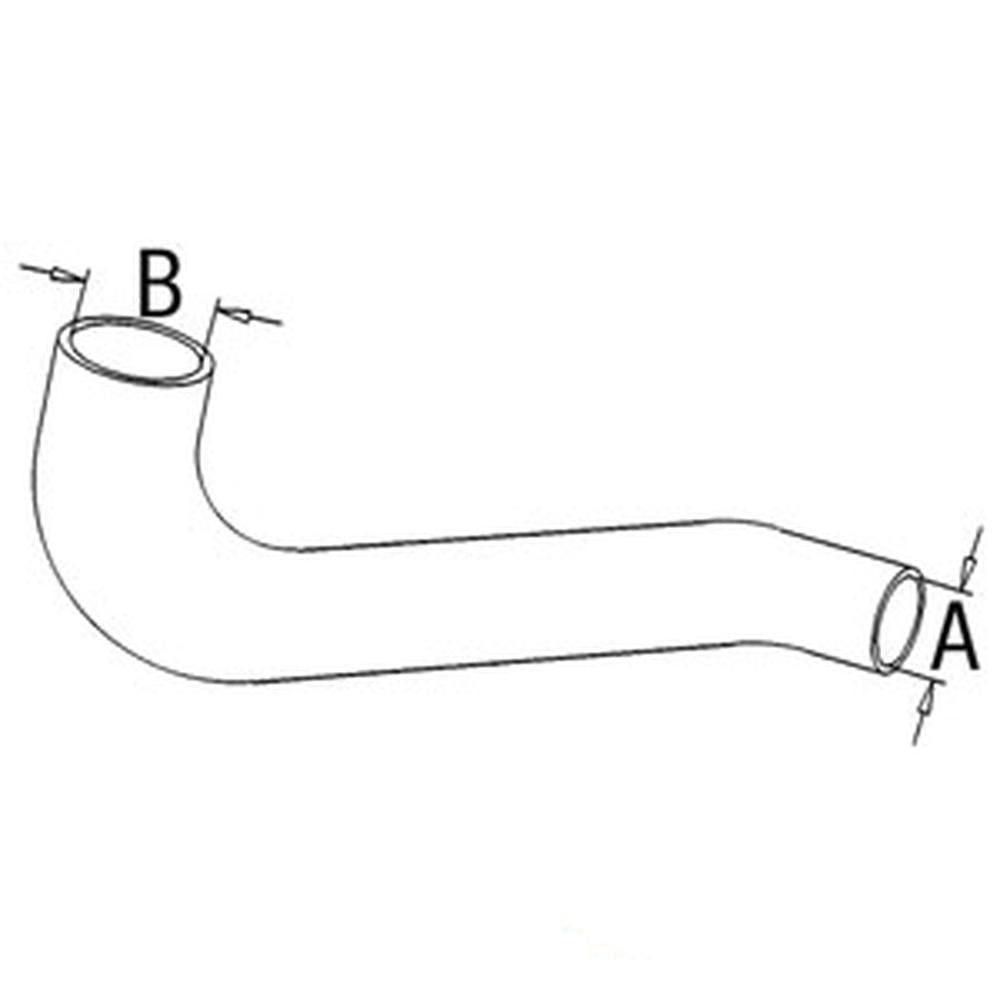 Lower Radiator Hose Fits Case/International Harvester Replaces 402189R1