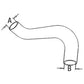 Lower Radiator Hose Fits International Replaces 402205R1