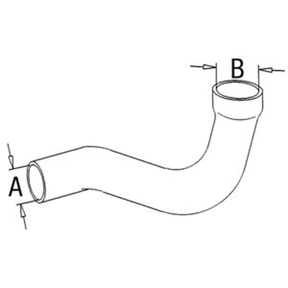 402206R1 Upper Radiator Hose Fits Case-IH Tractors 574 674