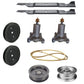 46" High Lift Blade Deck Rebuild Kit Fits Husqvarna YTH2246 blade belt spindle