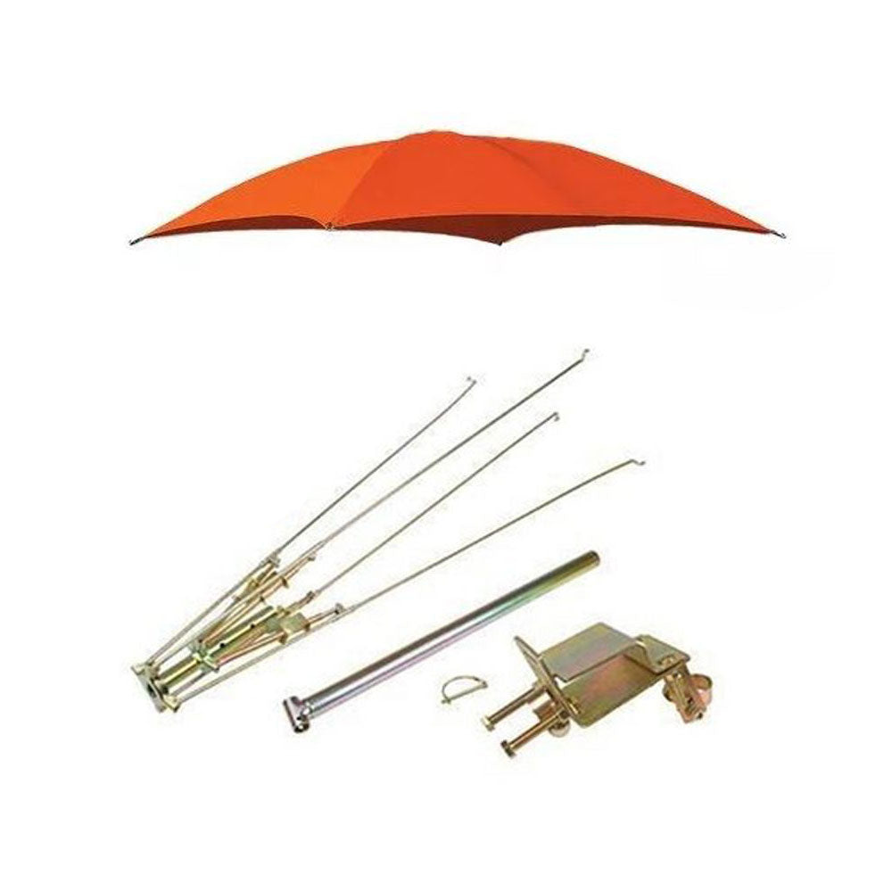 ROPS Orange Tractor Umbrella Canopy & Canvas Cover w/ Rollbar Mount 405966