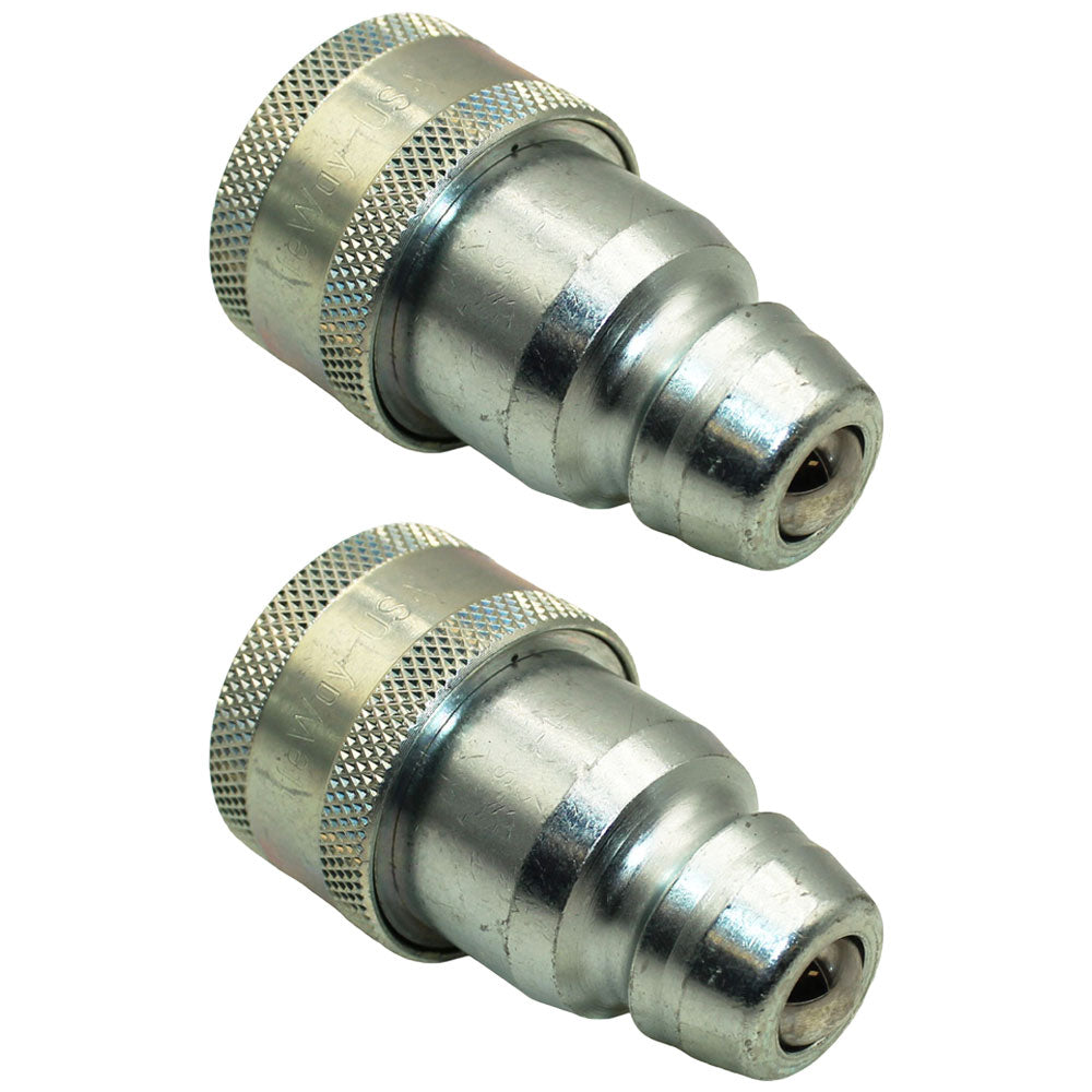 4060-4MB (2) Hydraulic Coupler Adapters Pioneer to Fits John Deere Fits John Dee