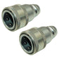 4060-4MB (2) Hydraulic Coupler Adapters Pioneer to Fits John Deere Fits John Dee