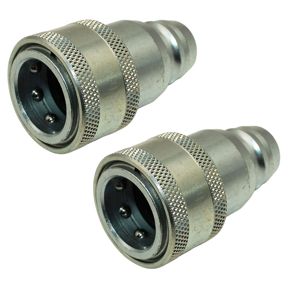 4060-4MB (2) Hydraulic Coupler Adapters Pioneer to Fits John Deere Fits John Dee