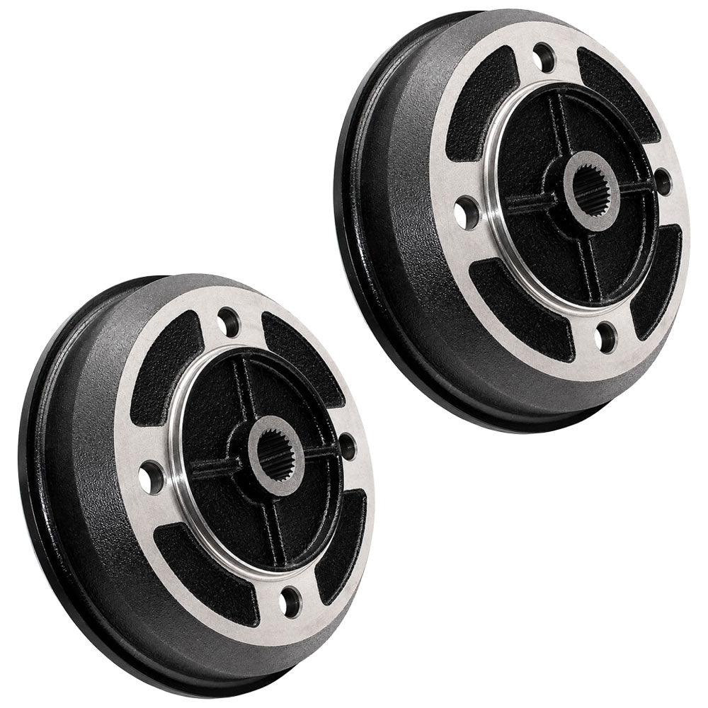 (2) Rear Brake Drums 41038-1226 Fits Kawasaki Mule 2500 2510 2520