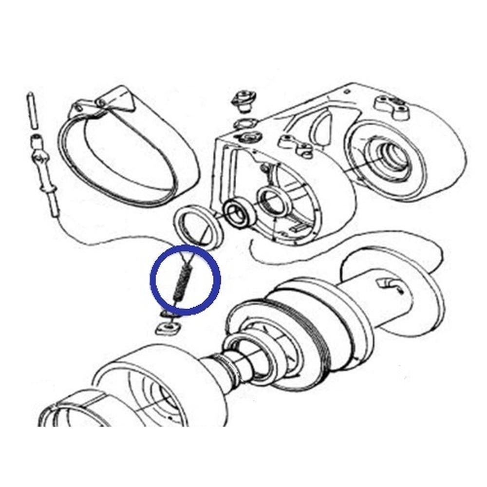 410655 Brake Spring - Fits Cargo 28; Fits Gearmatic Model 19