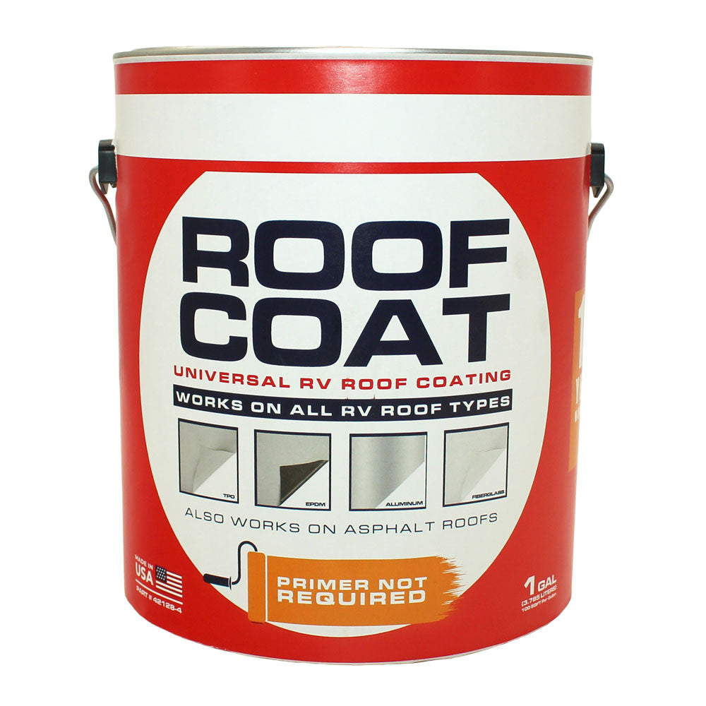 (1) Gallon Rubber Roof Coating - For Durable Protection