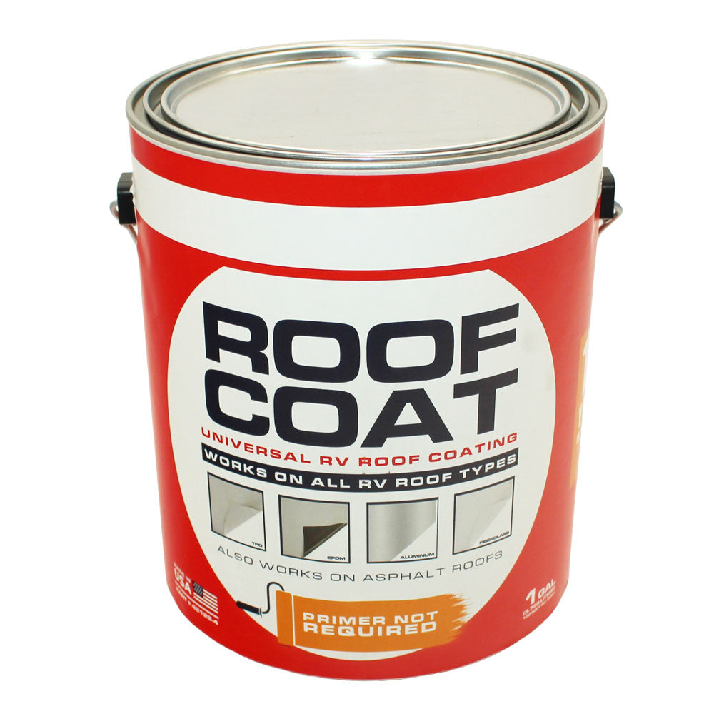 (1) Gallon Rubber Roof Coating - For Durable Protection