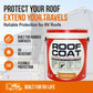(2) Gallons Rubber Roof Coating - For Durable Protection