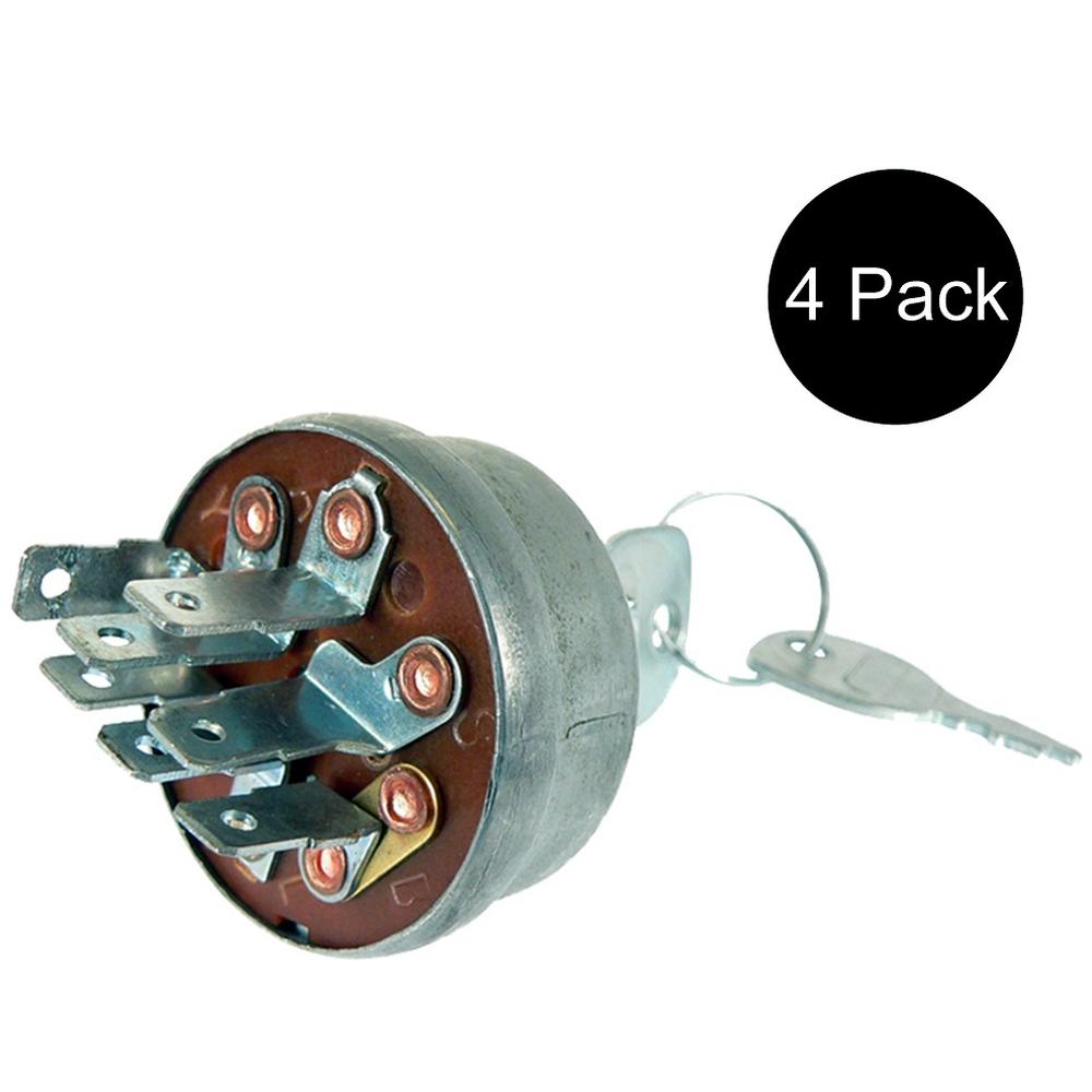 4PK Ignition Switches Fits Craftsman 140301 532140301 Lawn Mower Tractor