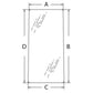 Excavator Cab Rear LH Glass 4369556 4383431 Fits John Deere 120 160LC 200LC 230L