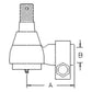 437222A1 New Power Steering Cylinder End Fits Case-IH Tractor Models 2344 +