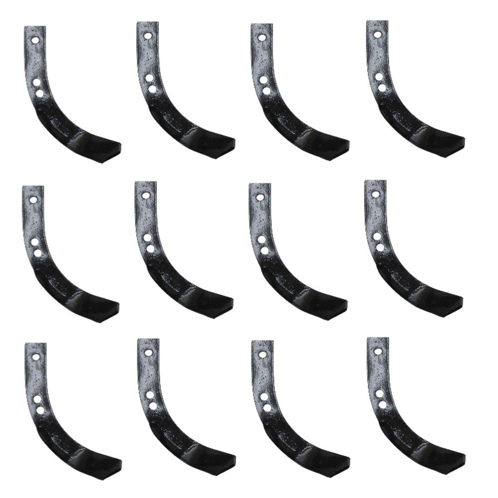 Set of 12 Roto Tiller Tines Fits Roto-Hoe 1569 1570 Fits Husqvarna 4460J 4459J