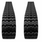Two Track Loader Rubber Tracks 450x86x58 Fits Kubota Loaders SVL90-2  SVL95-2S