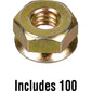 462-08001-100-JN J&N Electrical Products Nut, Hex-Washer