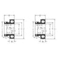 NPS108RRC Tractor Re-Lubri Fits CATable Spherical Ball Bearing Inset with Collar