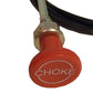 47V1534 Universal Fit 82" Long Round Red Handle Pull to Stop Cable