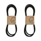 Two Pack 382090 Blade Drive Belt REL Fits Grasshopper M161R 3461R 9861 61" Decks
