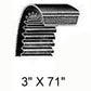 4830V699 Universal (3" X 71") Multiple Speed Belt fits Several Models