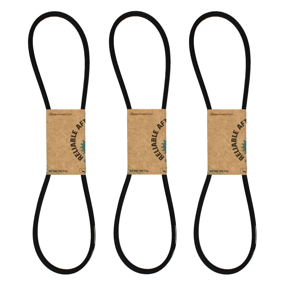 Qty 3: Fractional V-Belt Fits AYP Replaces 132801