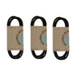 (3) 4L670 Fractional V-Belt 1/2" X 67" Fits Cub Cadet GTX2100 1515 1517 1525