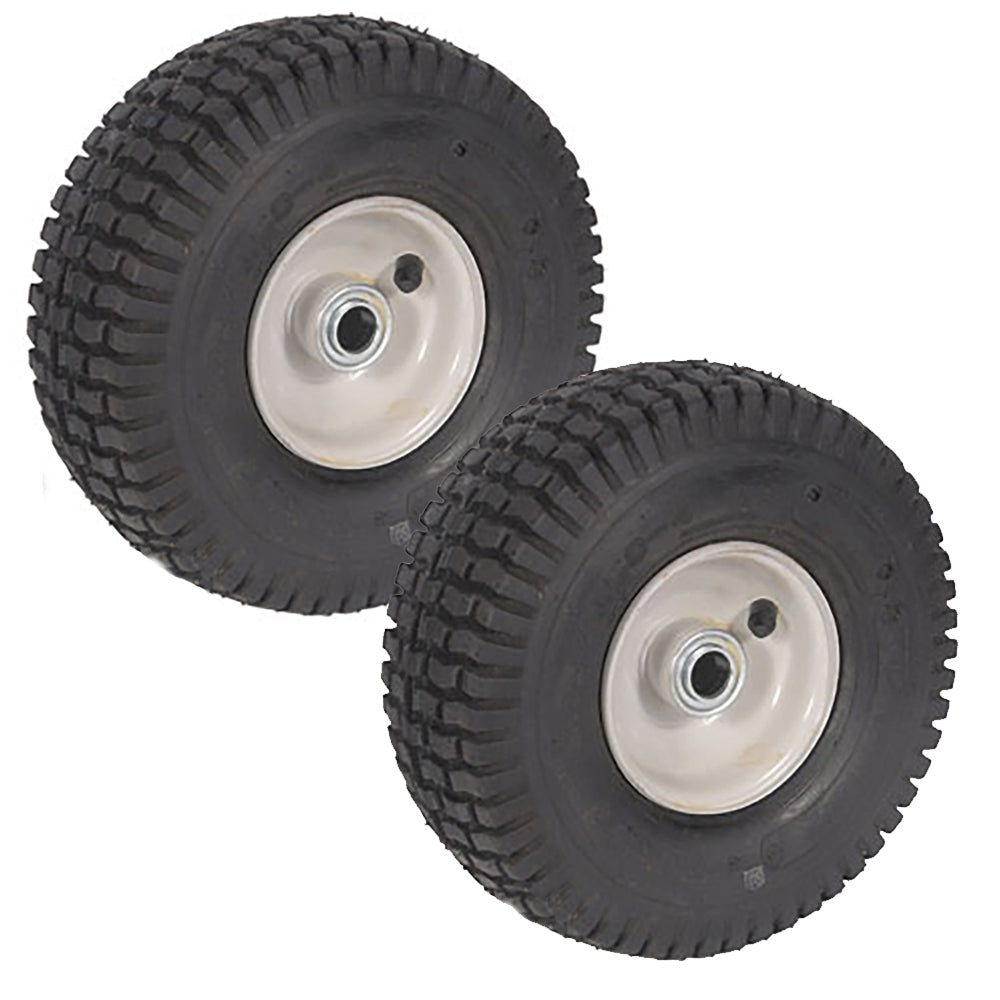 Qty 2: 4.10 x 3.50 x 4 Front Wheel Assembly Fits Snapper Replaces 134166