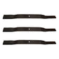 (3) Blade Set Fits King Kutter Finish Mower Replaces 502324
