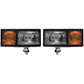 505K New Incandescent Head Light and Turn Signal Kit for Snow Plows Rectangular