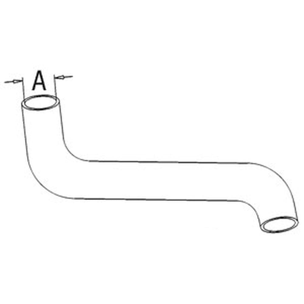 506380M1 New Top Radiator Hose w/ 1.562" ID Fits Massey Ferguson MF 180 Tractor