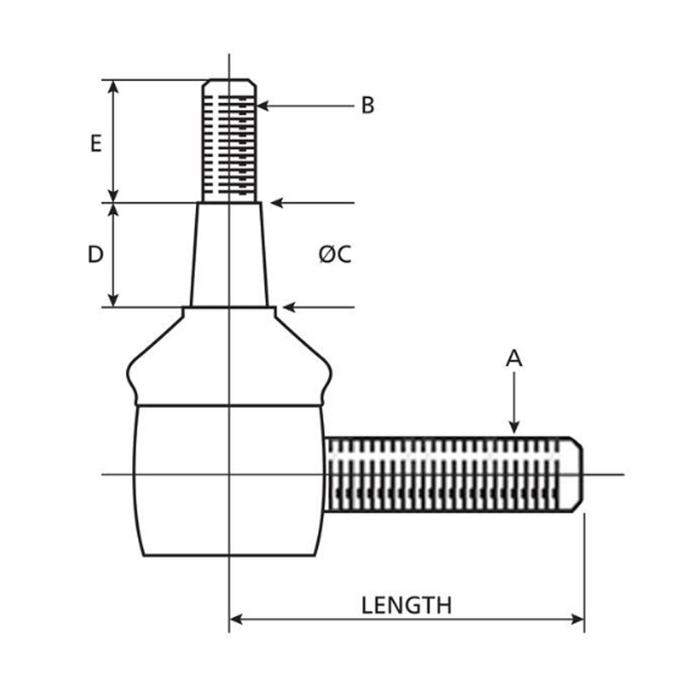 Tie Rod Fits Fiat Replaces 4955011