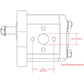 Hydraulic Pump Fits Fiat Replaces 05129488