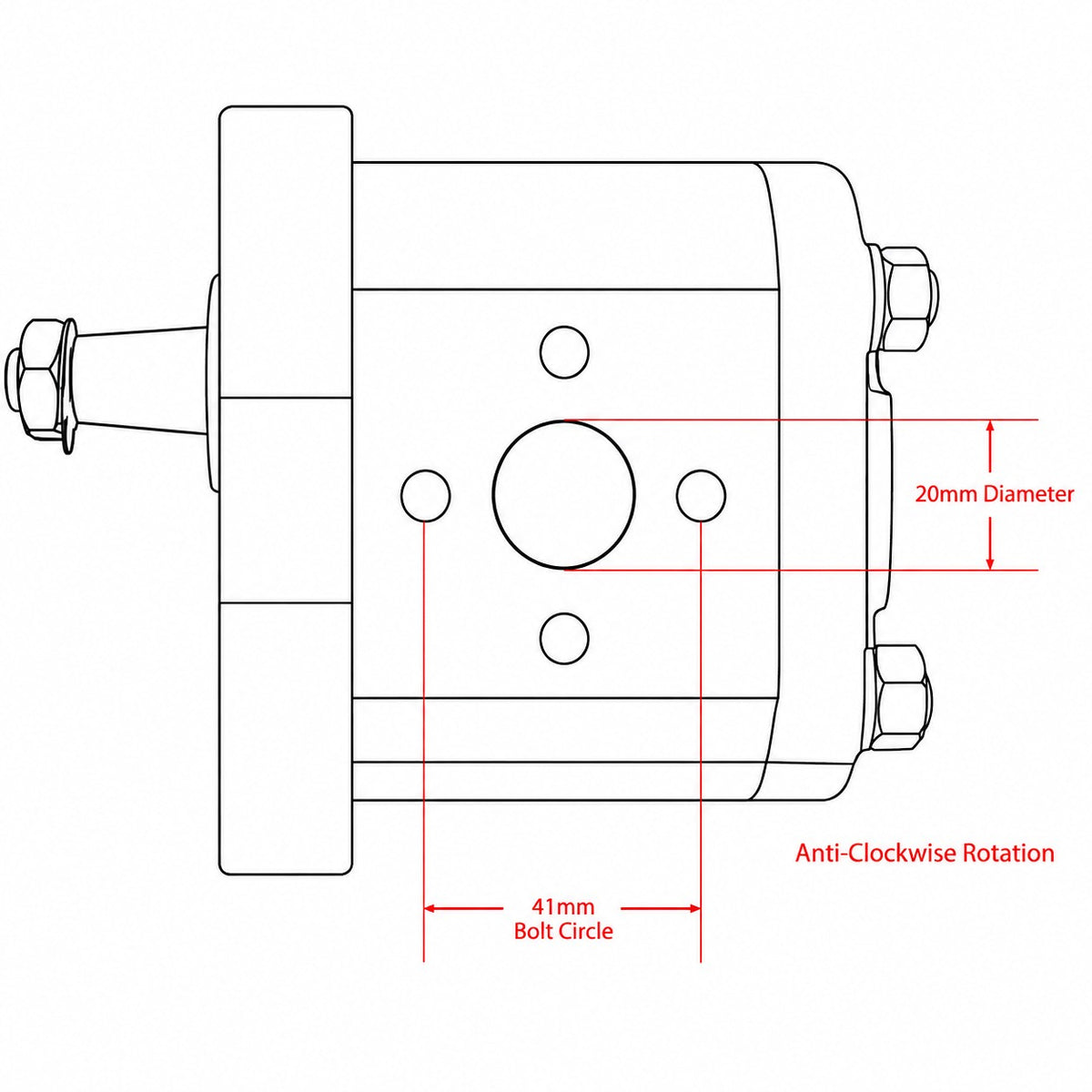 Hydraulic Pump Fits David Brown Replaces K200337
