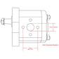 Hydraulic Pump Fits Fiat Replaces 05129488